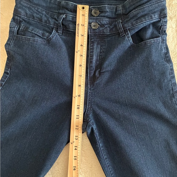 D. Jeans Bootcut Jeans Women's Size 10 Blue Stretch Denim - Picture 6 of 10